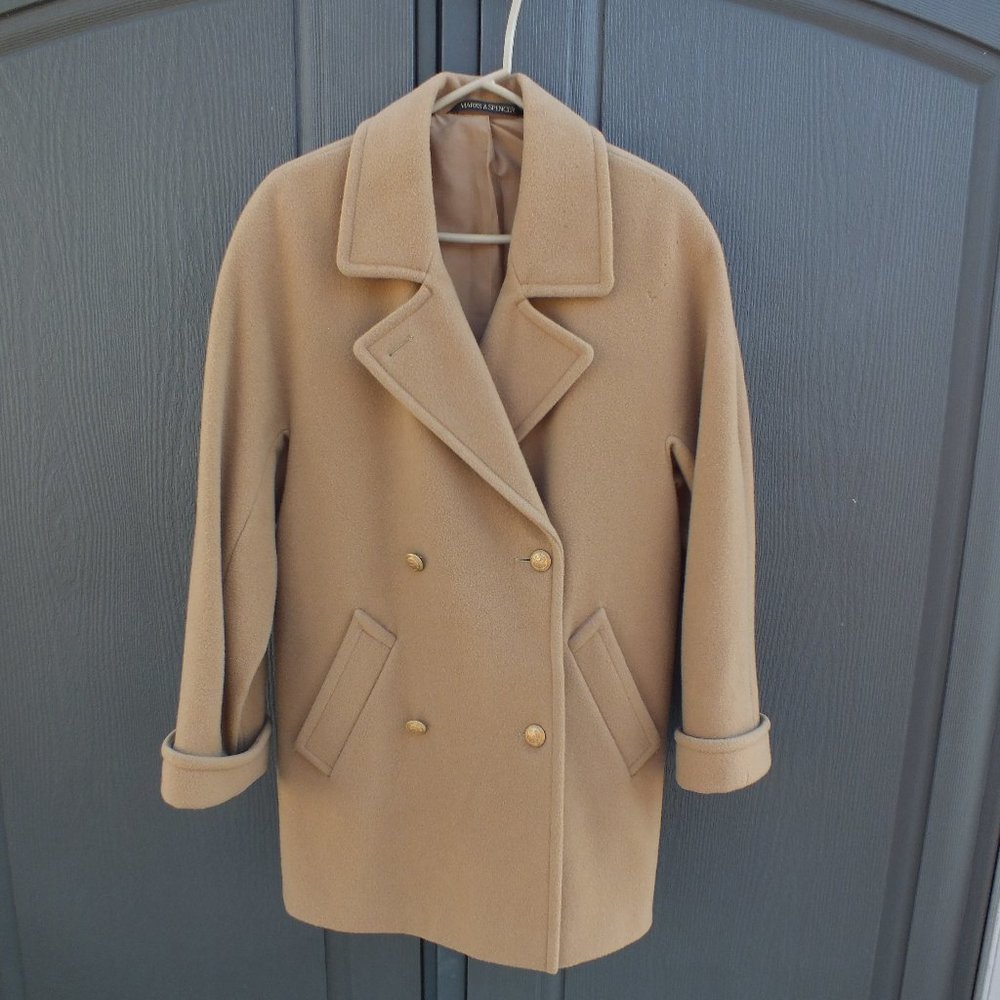 ST MICHAEL MARKS & SPENCER PEA COAT SIZE 12UK=8US